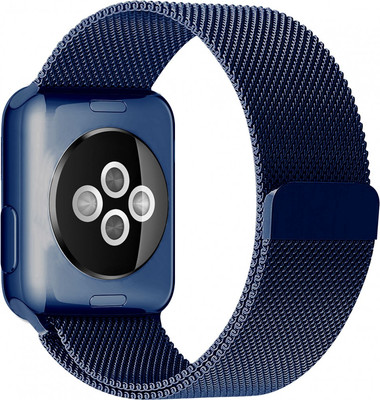 Ремешок для умных часов Rumi Milanese Loop для Apple Watch 42/44/45мм (синий) - 