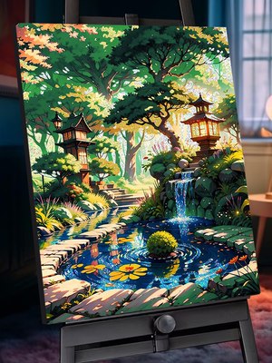 

Картина по номерам, Восточный пейзаж 40x50 / SHR0579