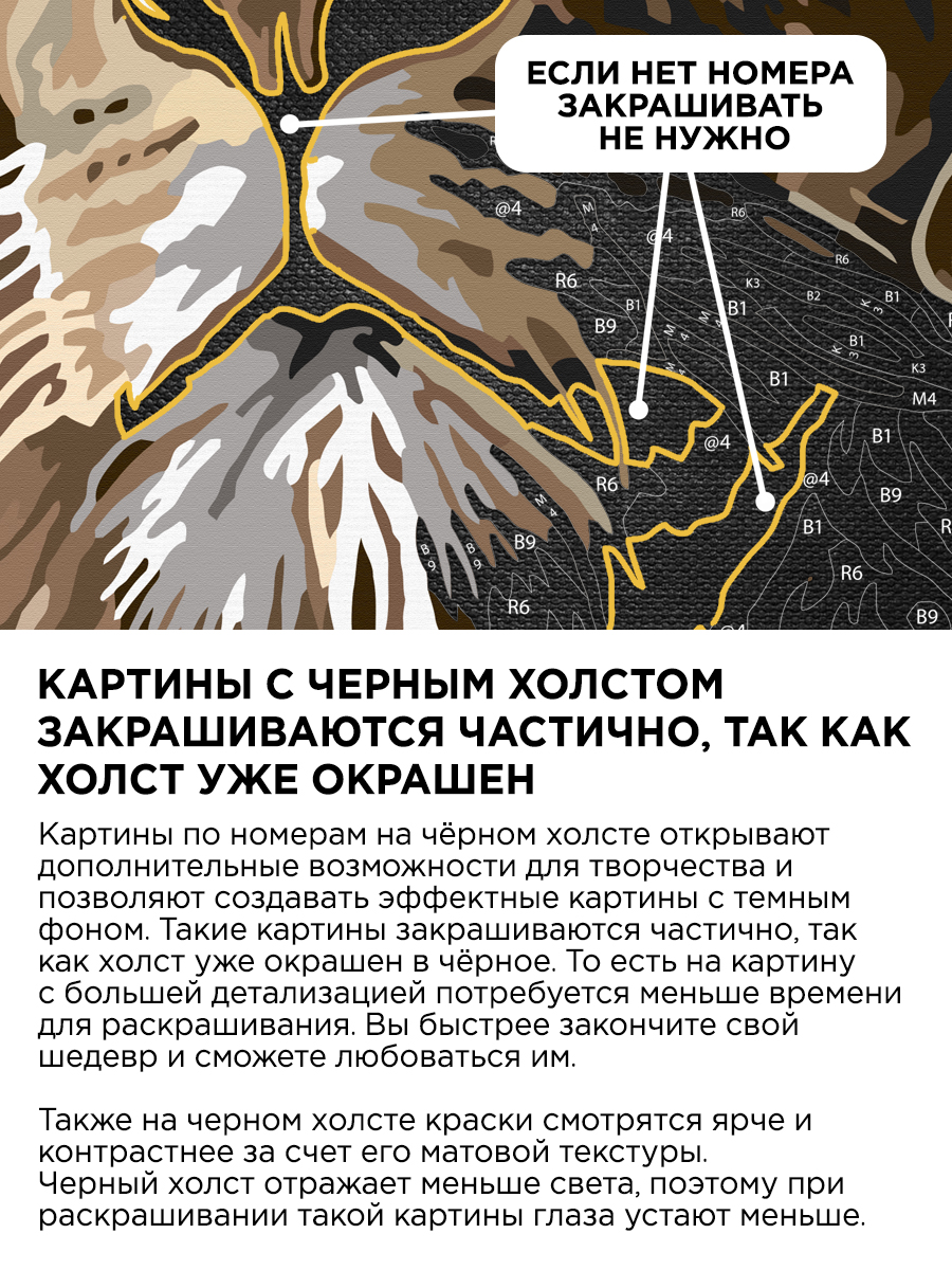 Картина по номерам Флюид Дорога в ночи 40x50 / BFH0008 — фото 5