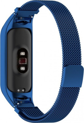 Ремешок для фитнес-трекера Rumi Milanese Loop для Xiaomi Mi Band 6/Mi Band 5 (синий) - 