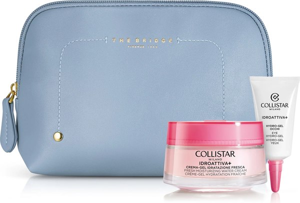 Набор косметики для лица Collistar Idroattiva+Deep Moisturizing 50мл+Гель д/век 5мл+Автозагар 1.5мл