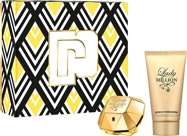 Парфюмерный набор Paco Rabanne Lady Million Парфюмерная вода 50мл+Лосьон 75мл