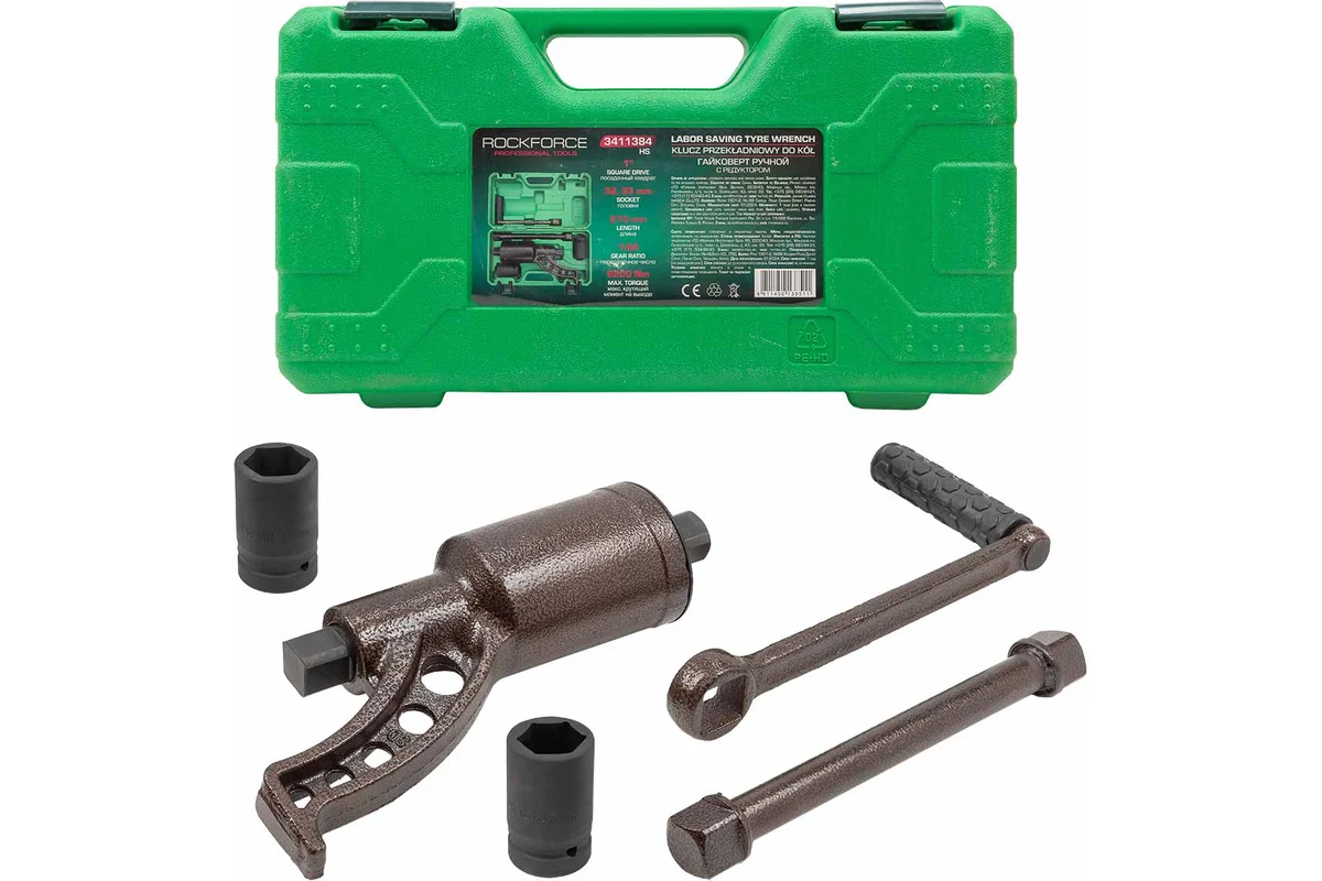 Гайковерт ручной RockForce RF-3411384 HS (60010)