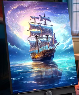 

Картина по номерам, Вечерний штиль 40x50 / SHR0568