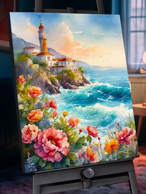 

Картина по номерам, Морской прилив 40x50 / SHR0571
