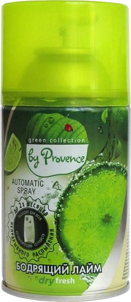 Сменный блок для освежителя воздуха Green Collection by Provence Бодрящий лайм (250мл)
