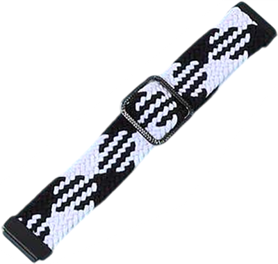 Ремешок для фитнес-трекера Rumi Wick для Huawei Band 7 (черный/белый) - 