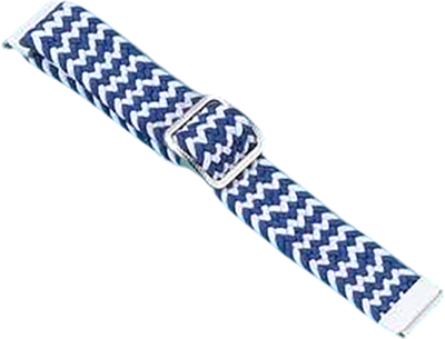 Ремешок для фитнес-трекера Rumi Wick для Huawei Band 7 (синий/белый/полосы) - 