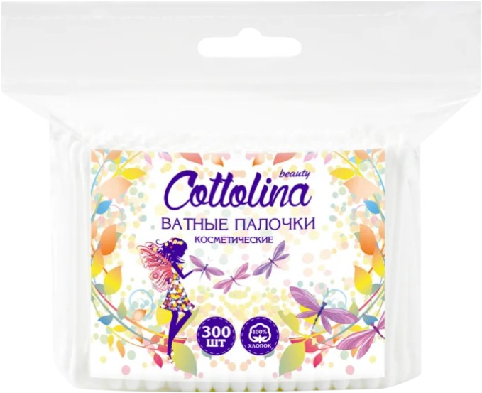 Ватные палочки Cottolina 300шт
