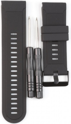 Ремешок для умных часов Rumi QuickFit Netting для Garmin Fenix 5/5 Plus/7s (20мм, черный) - 
