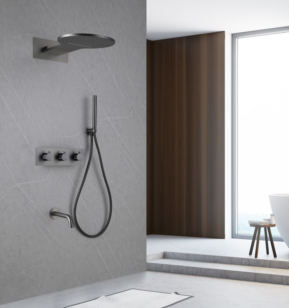 Душевая система со смесителем Abber Wasser Kreis AF8150NG — фото 2