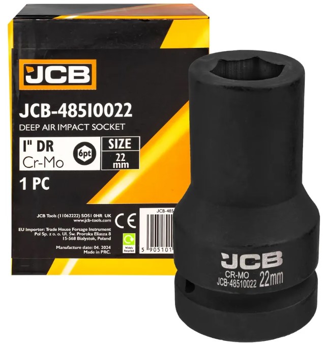 Головка слесарная JCB JCB-48510022 (60619)