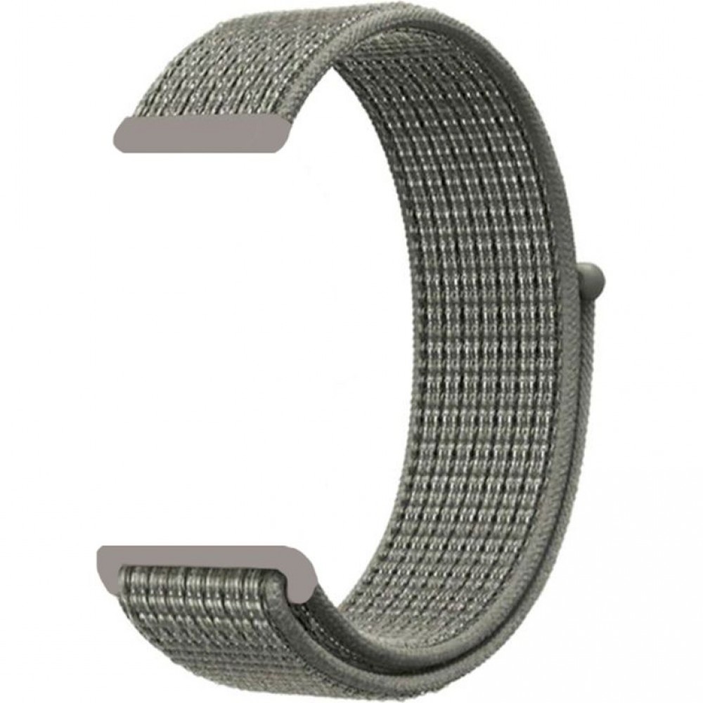 Ремешок для умных часов Rumi Velcro 20мм (серый)