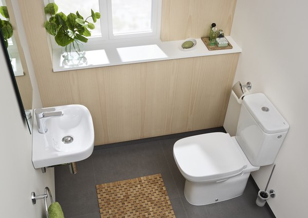 Купить Унитаз напольный Roca Debba 34299700Y+34199100Y+ZRU9302826  