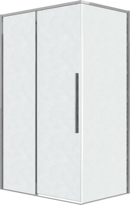 Душевой уголок Grossman Galaxy 100х100х195 / 120.K33.01.1010.10.02 (хром/шиншилла стекло) - 