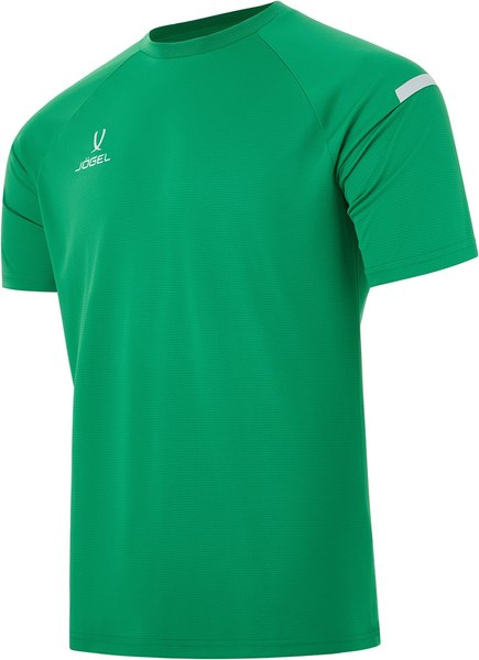 Футболка игровая футбольная Jogel Camp 2 Training Poly Tee (XXL, зеленый/белый)