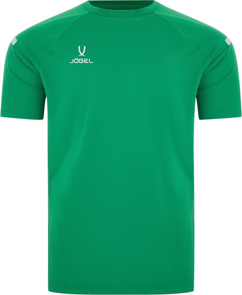 Футболка игровая футбольная Jogel Camp 2 Training Poly Tee (XXL, зеленый/белый)