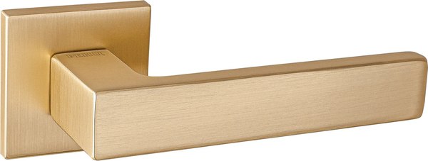 Ручка дверная Ренц Корсико INDH 323-03 slim SSG (золото матовое сатинированное)