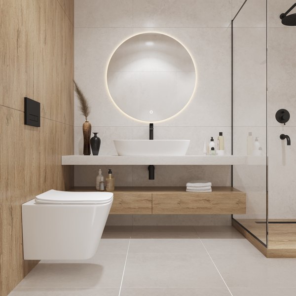Унитаз подвесной с инсталляцией Lauter Square 214903 + TECE Kit 9400412 с кнопкой (хром)