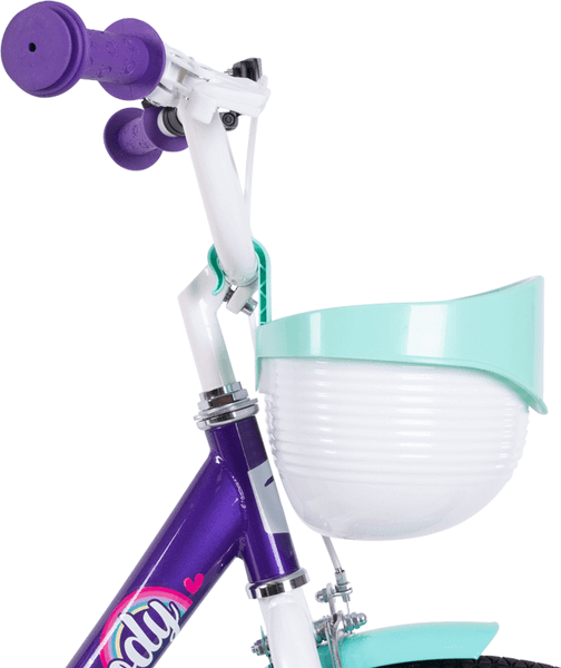 Детский велосипед Tech Team Melody 20 / NN012371 (фиолетовый/бирюзовый, разобранный, в коробке)