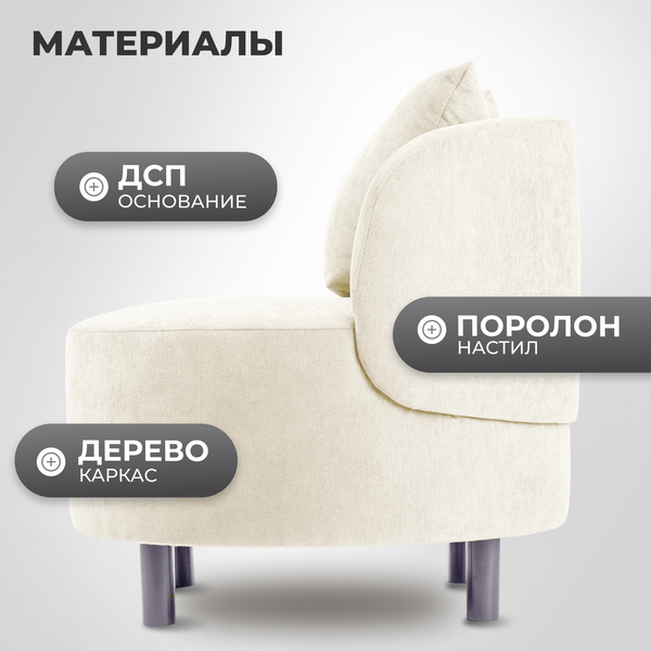 Купить Кресло мягкое Mio Tesoro Милан 1 в Минске