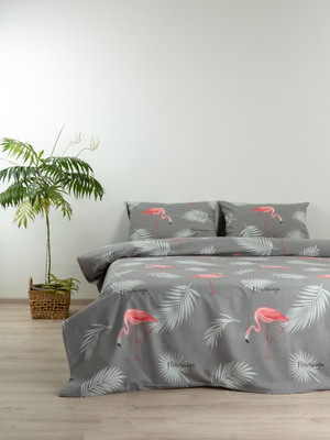 

Комплект постельного белья, Фламинго Евро 70х70 41261/0 545305/457972