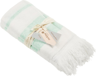 Полотенце Речицкий текстиль Джаз Махра 45х90 / 3с403.211к1 (изумрудный/молоко) - 
