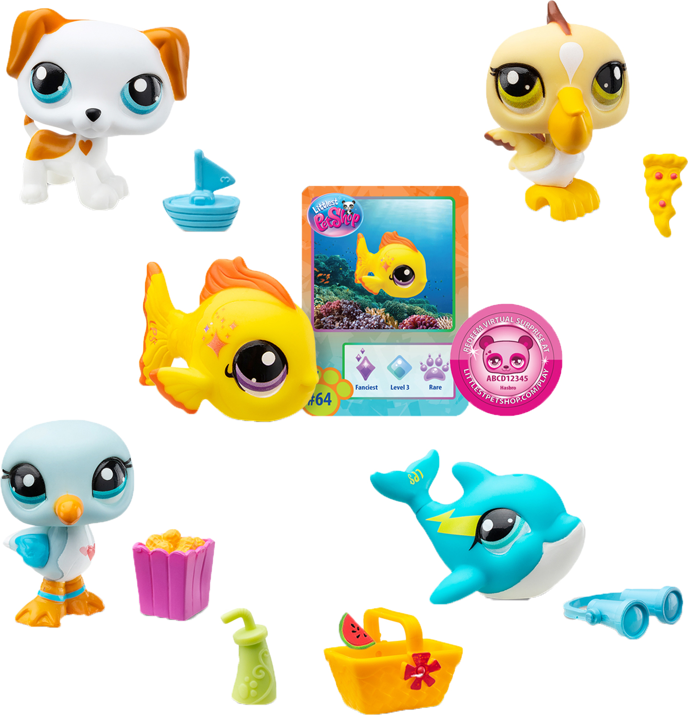 Игровой набор Hasbro Littlest Pet Shop Пляж / 00517_LPS