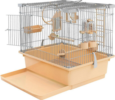 Клетка для птиц ЕСО Тутти-1 / 46202беж-хром - 