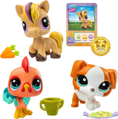 Игровой набор Hasbro Littlest Pet Shop Три друга / 00635_LPS -