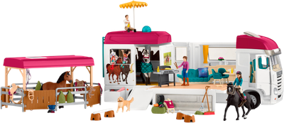 Игровой набор Schleich Школа верховой езды с лошадьми и наездниками 42619 -