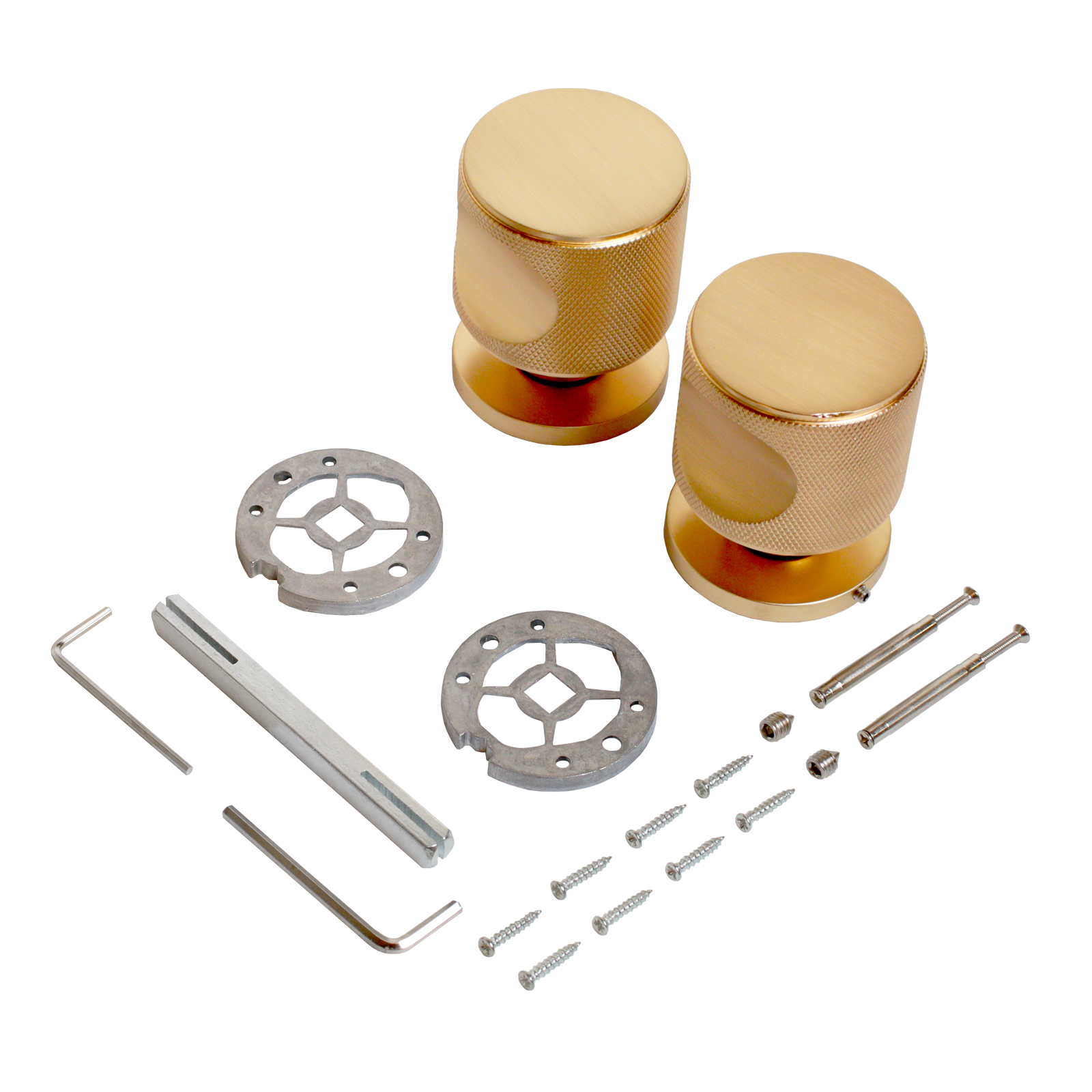 Ручка дверная Аллюр Art Collection Maxima MSG 58170 (матовое золото) — фото 2