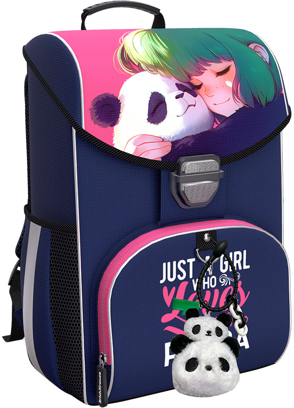 Школьный рюкзак Erich Krause ErgoLine 15L Panda Hugs / 62787