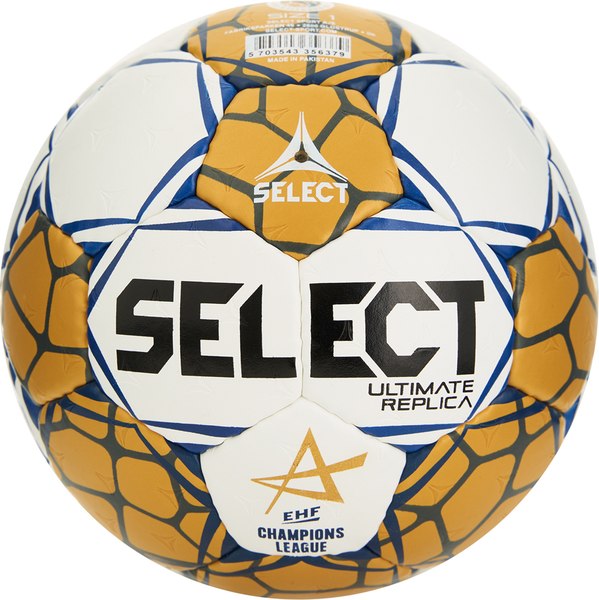 Гандбольный мяч Select Ultimate Replica v24 / 1670850990 (размер 1, золотой/белый)