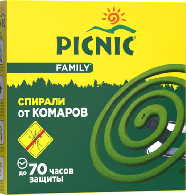 Набор спиралей от насекомых PICNIC Family Антикомариная спираль