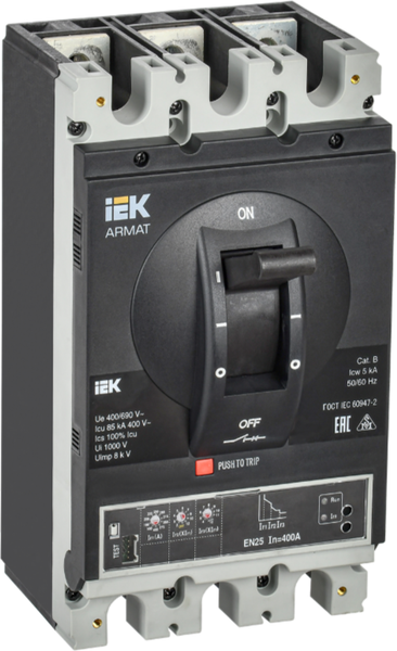 Выключатель автоматический IEK AR-MCCB-3H-085-0400A-ELSC