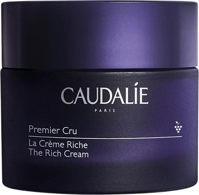Крем для лица Caudalie Premier Cru Riche Омолаживающий для сухой кожи лица и шеи (50мл) - 