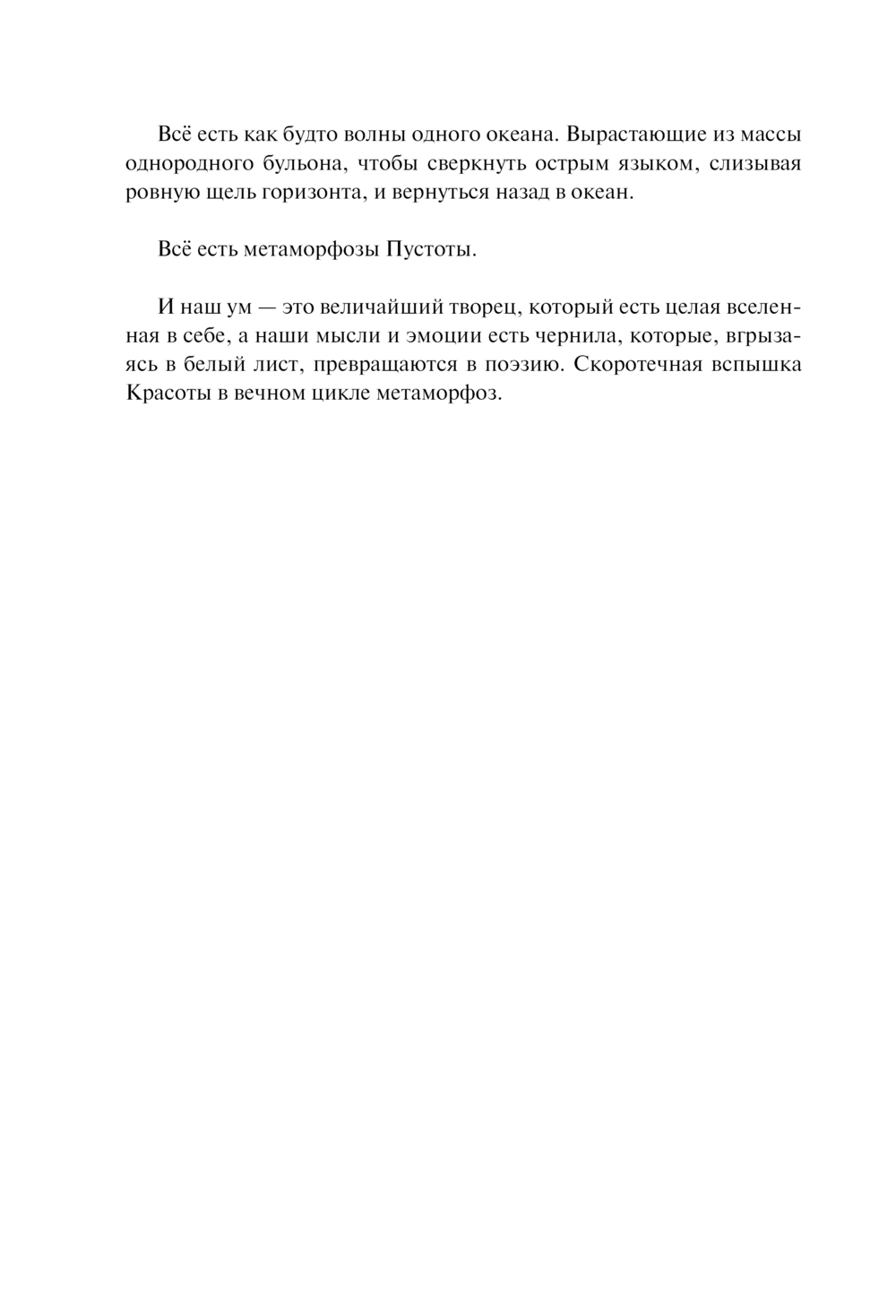 Художественная книга Эксмо Метаморфозы пустоты, твердый переплет (Давыдик М.) — фото 4