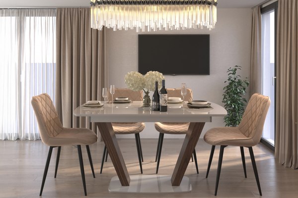 Купить Обеденный стол Woodville Петир 120-160х80х75 / 588013 в Барановичах