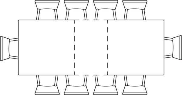 Купить Обеденный стол Woodville Монерон 200-260х100х77 / 553541 в Бобруйске