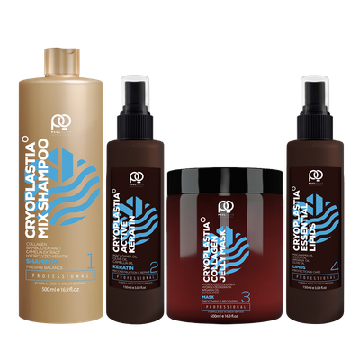 Набор косметики для волос Paul Oscar Cryoplastia Active Keratin Complex - 