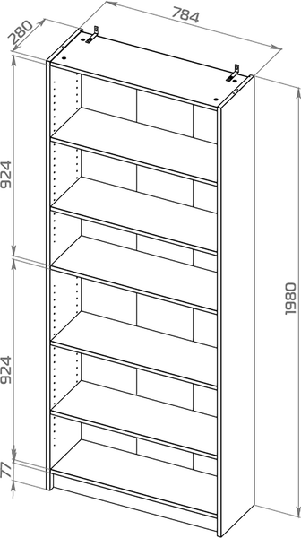 Купить Стеллаж Mio Tesoro Varma Stand 80  