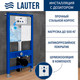Инсталляция для унитаза Lauter 21901002 (с отверстием для гигиенических таблеток) - 