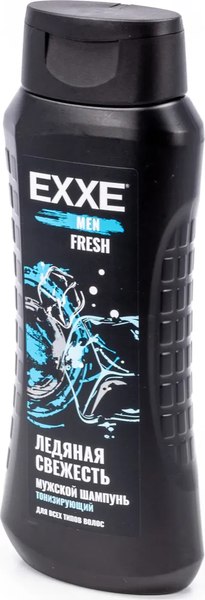 Шампунь для волос Exxe Men Fresh Тонизирующий для всех типов волос (400мл)