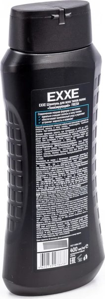 Шампунь для волос Exxe Men Fresh Тонизирующий для всех типов волос (400мл)