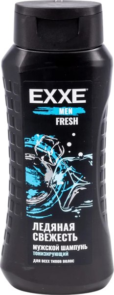 Шампунь для волос Exxe Men Fresh Тонизирующий для всех типов волос (400мл)