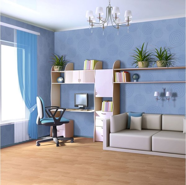 Стеклообои WELLTON Decor Круги / WD820 (12.5 м)