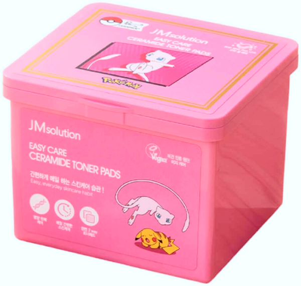 Пэд для лица JMsolution Toner Pad Easy Care Ceramide с церамидами (70шт)