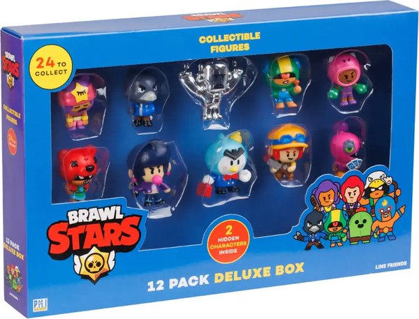 Набор фигурок коллекционных Brawl Stars Спайк, Шелли и Фрэнк / BRW2080B