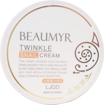 Крем для лица Beaumyr Twinkle Snail Cream с экстрактом слизи улитки (100г) - 